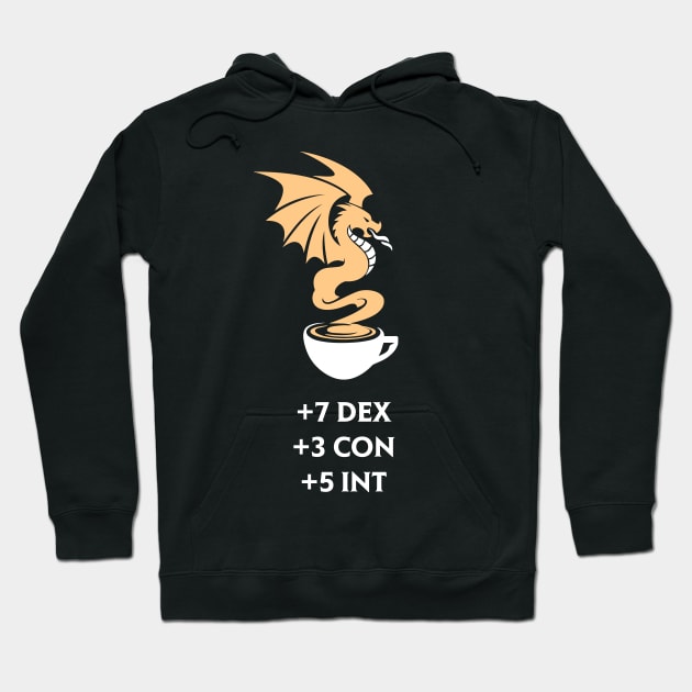 Dragon Roast Coffee Cup Magic Item Hoodie by OfficialTeeDreams